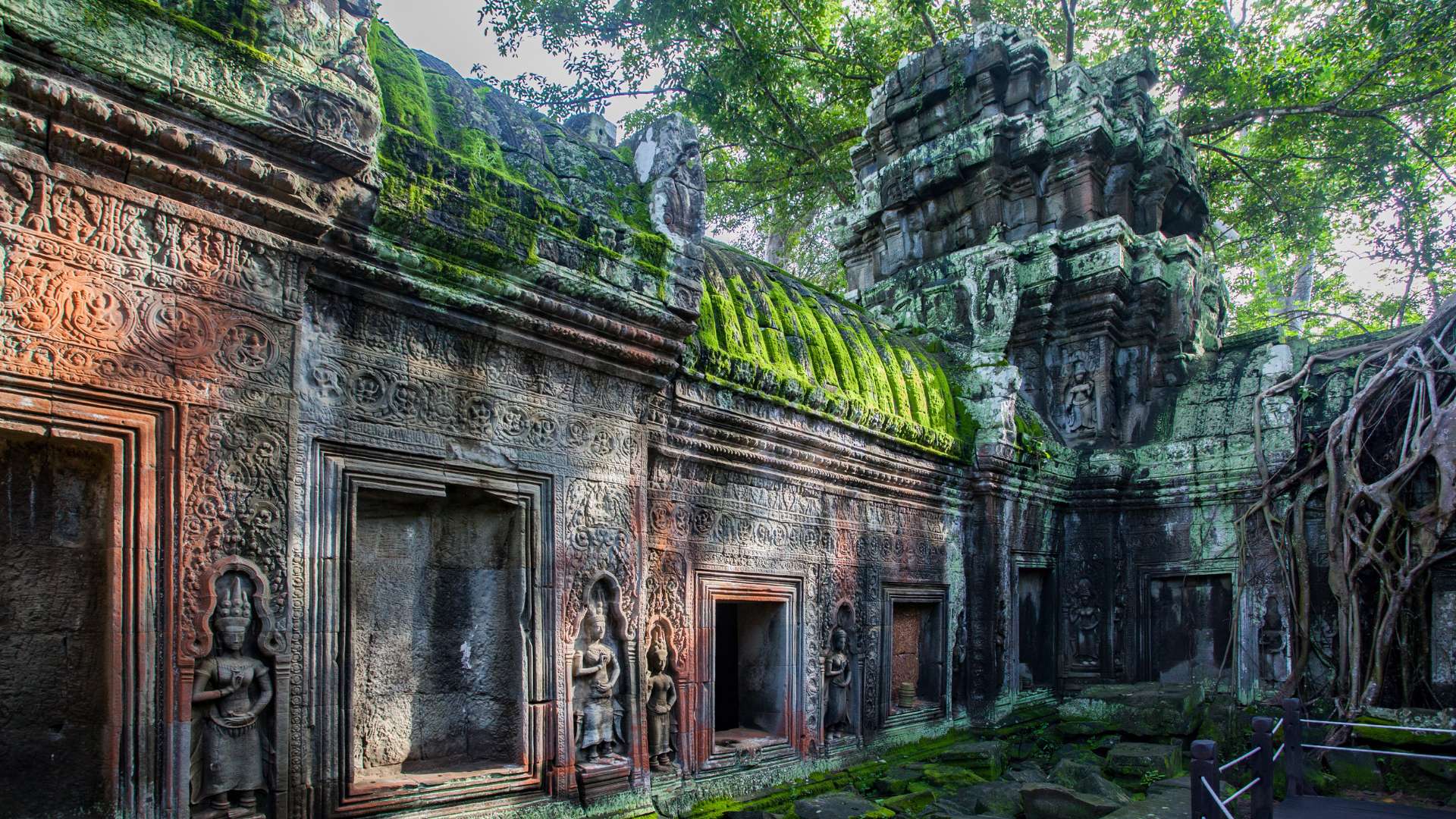 Angkor Wat vue de l'intérieur