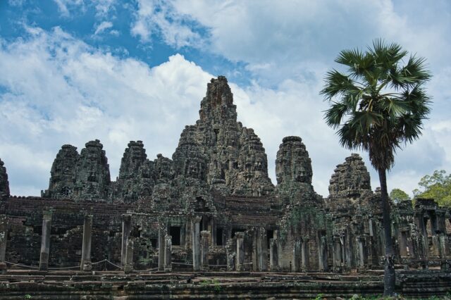 Temple de bayon au Cambodge