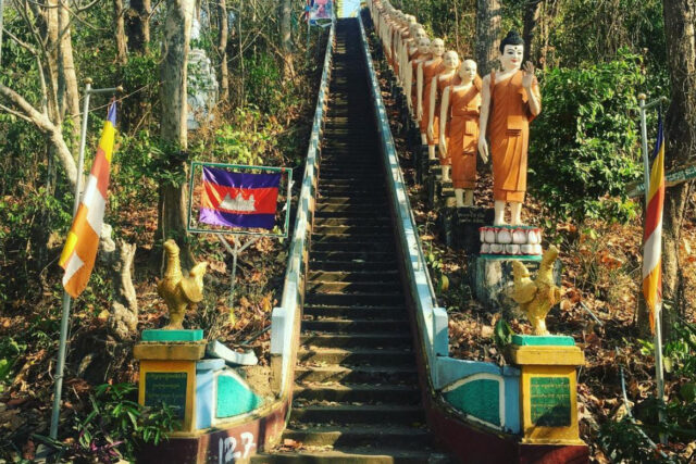 Le temple de Phnom Sambok