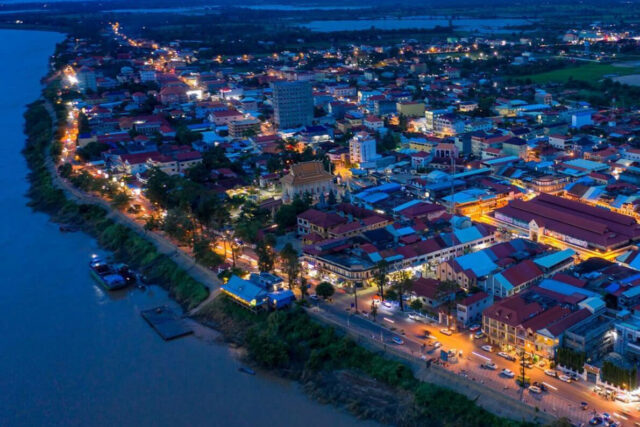 La ville de Kratie