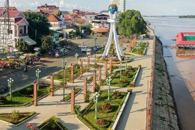 La ville de Kampong Cham