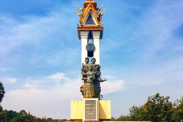 Le monument de l'amitié Cambodge-Vietnam