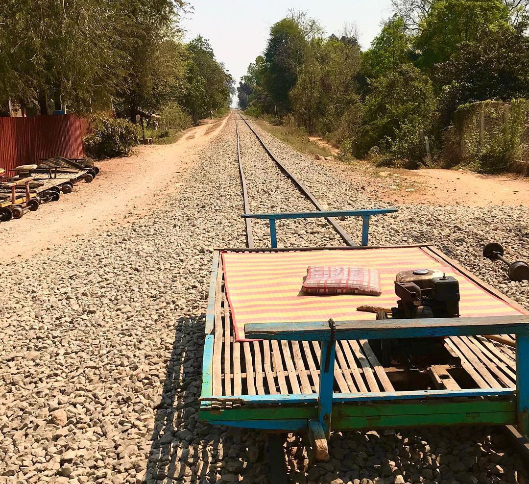 train de bambou